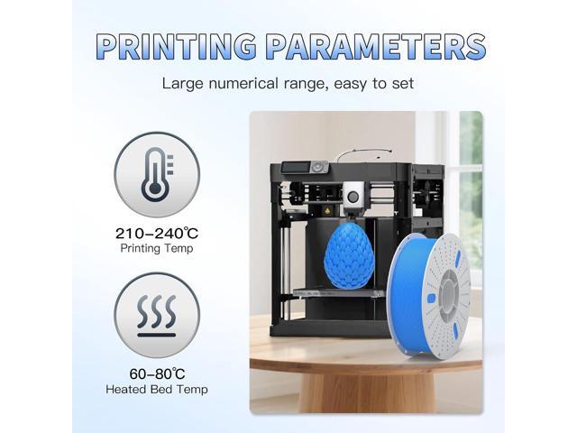 PINBALL PETG 3D Printer Filament 1.75mm High Precision Durable Strong Filament Mith Better Flow Dimensional Accuracy +/- 0.02mm Suitable for Most...