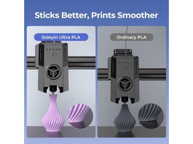PLA Filament 1.75mm 2KG, Black & White 3D Printer Filament 2 Pack 1kg Spool, Neatly Wound, ±0.02mm Accuracy, Strong Adhesion, High-Speed Printing,...