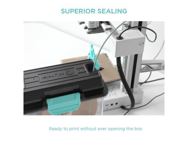 Polymaker 3D Printing Filament Storage Box - PolyDryer Box for Continuous Filament Sealing and Protection, 3D Printer Filament Holder Compatible...