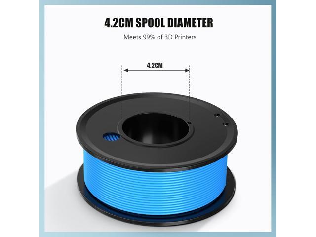 3D Printer Filament PLA 1.75mm 3-D Printing Materials 5 Colors Bundle Print Filimate 1.75 mm Orange Green Blue Yellow Purple Filiment1.75 Accuracy...