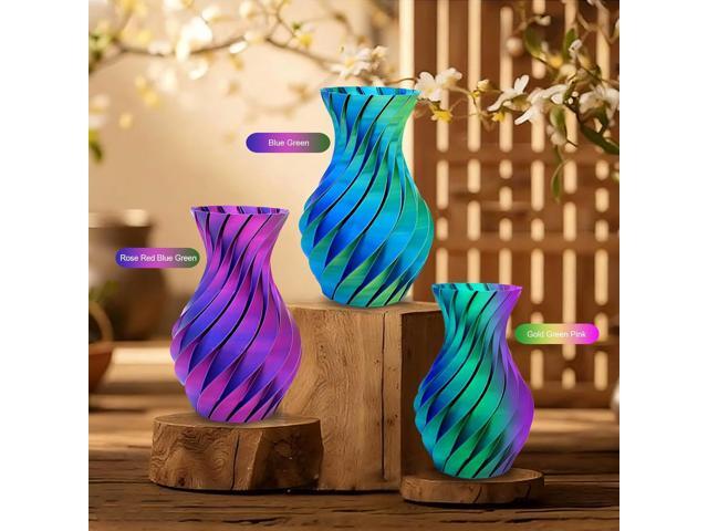 3D Printer Filament Bundle,1.75MM Silk PLA Filament Multicolor 250g*10 Rolls,Bulk Filament fits for Most FDM 3D Printers.