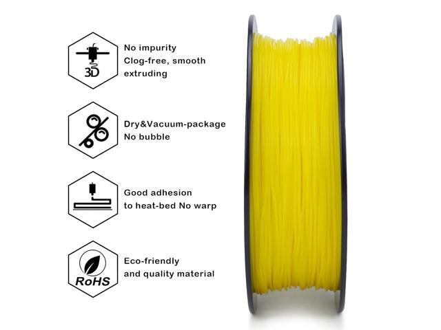 ZIRO TPU Filament 1.75mm, Flexible Soft TPU 3D Printer Filament, Shore 95A Hardness 3D Printing Material, Bright Pure Color, 0.8KG Spool, Fit Most...