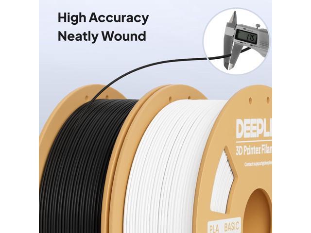DEEPLEE PLA Basic 1.75mm 3D Printer Filament, 3D Printing Filament with Dimensional Accuracy +/- 0.02 mm, Neatly Wound, No Clogging, Best for...