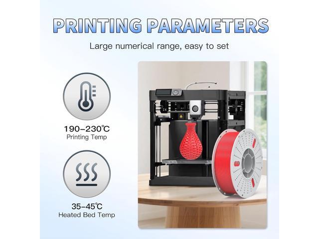 PINBALL PLA 3D Printer Filament 1.75mm Multi-Color Filament 3D Printing PLA Filament Dimensional Accuracy +/- 0.02mm Suitable for Most FDM 3D...