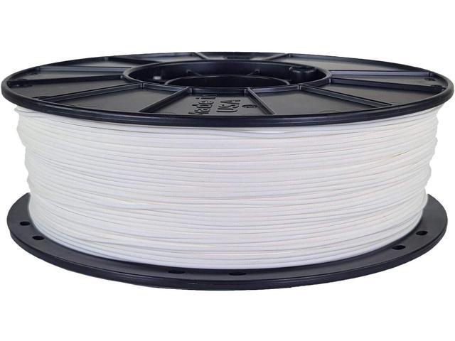 3D Fuel Standard PLA+ 3D Printing Filament, Made in USA with Dimensional Accuracy +/- 0.02mm, 1kg 1.75mm Spool (2.2 lbs) in Snow White