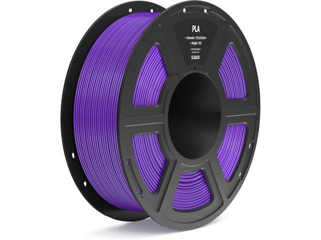 ELEGOO PLA Filament 1.75mm Purple 1KG, 3D Printer Filament Dimensional Accuracy +/- 0.02mm, 1kg Spool(2.2lbs) Fit Most FDM 3D Printers