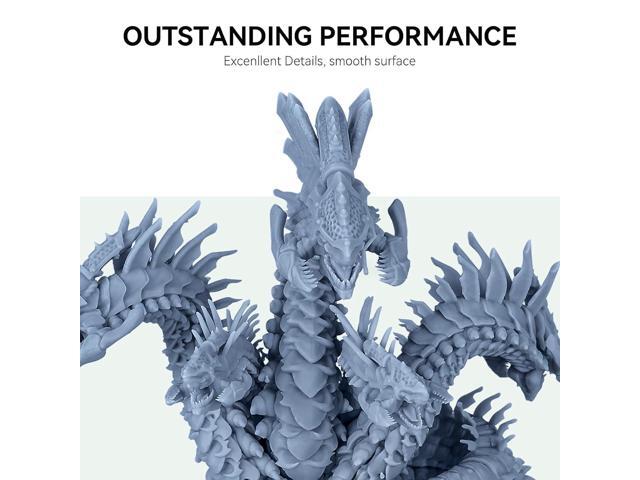 ELEGOO Upgraded Standard 3D Printer Resin 2.0, High Precision, Low Odor, Higher Toughness, 405nm UV Curing Photopolymer Resin for Mars Saturn MSLA...