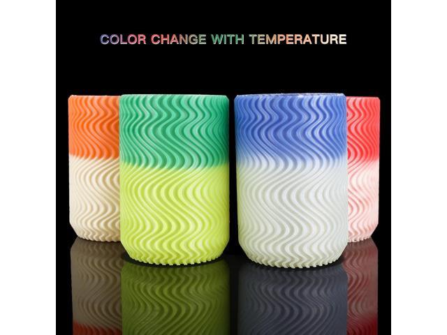 AMOLEN 3D Printer Filament Bundle, Temp Change PLA Filament 1.75mm Bundle,Color Change with Temperature Filament Sets, 3D Printing Filament +/-...