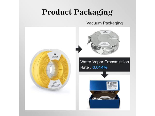 R QIDI TECHNOLOGY PETG-Tough 3D Printer Filament, Toughness PETG Filament 1.75mm, 3D Printing Filament 1kg Spool(2.2lbs), Suitable for Hyper Speed...