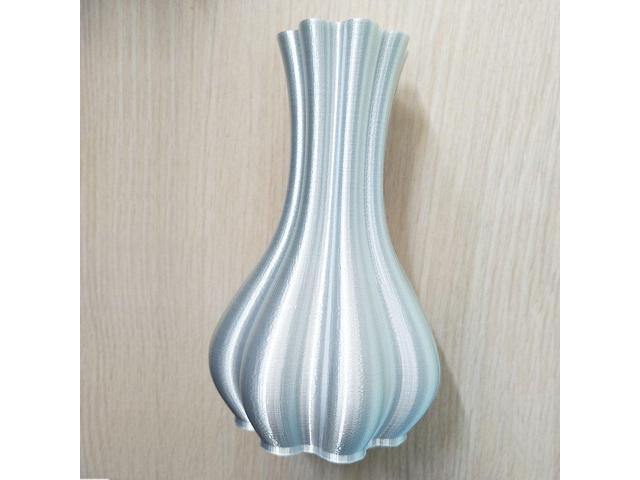 CC3D Silk Pearl White PLA Filament 1.75 mm 1KG 3D Printer Consumables 2.2LBS Spool Fit Most FDM Printer Silky Shiny Metallic PLA 3D Printing...