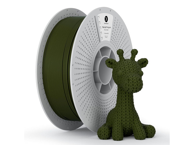 kexcelled Matte PLA Filament 1.75mmMatte Army Green PLA 3D Printer Filament 1kg Spool (2.2lbs) with +/-0.03mm Accuracy,Upgraded Tangle-Free Winding...