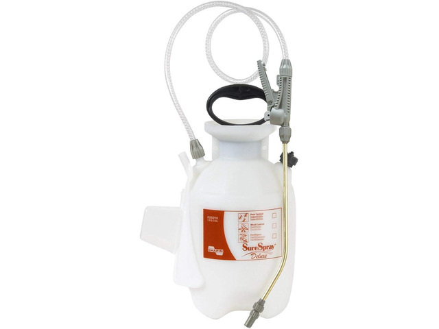 Chapin International 26010 1-Gallon Deluxe SureSpray Tank Sprayer for Fertilizer, Herbicides and Pesticides, Translucent Poly Tank