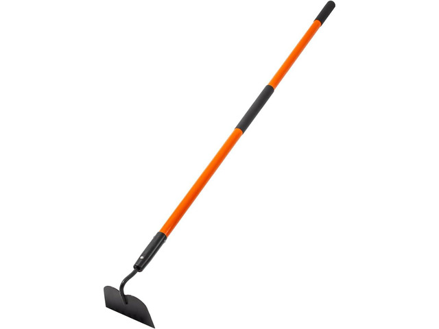 Nohovu Garden Hoe Tool, 58 Inches Hoe Garden Tool with Fiberglass Long Handle, Heavy Duty Garden Hoe for Weeding