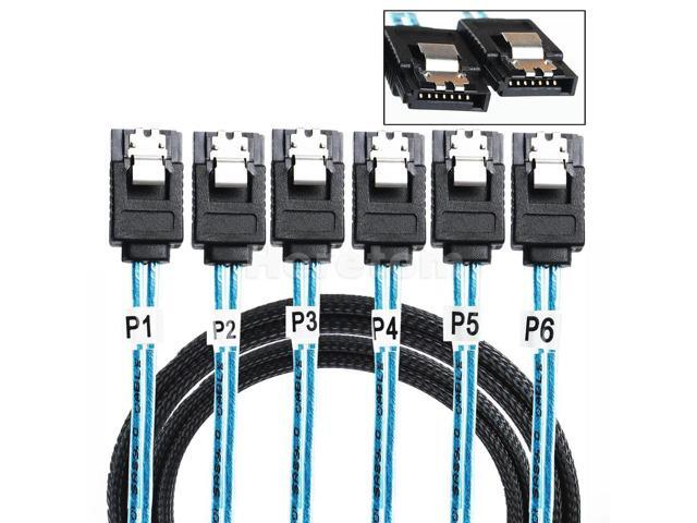 FOR SATA 3.0 III 6Gbps SAS Cable for Server SATA 7 Pin to SATA 7 Pin Data Cable Breakout Cable Hard Drive Splitter Cable