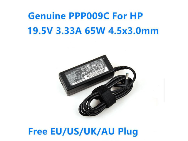 PPP009C 19.5V 3.33A 65W PPP009L AC Adapter For HP PAVILION X360 14 ELITEBOOK 840 G5 Series Laptop Power Supply Charger