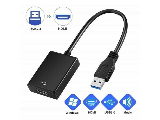 USB3.0 To HDMI Bus Adapter Cable Male To Female Converter for PC Computer Laptop HDTV Monitor Projector