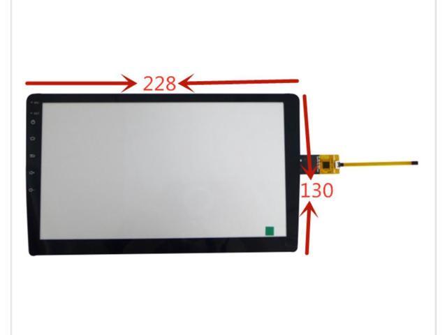 9 inch 6 line universal DVD navigation capacitive touch screen 228mm * 130mm touch screen GT911 chip