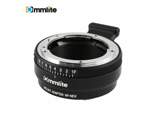 Commlite Aluminum MF Lens Mount Adapter For Nikon F G Lens To Sony E Camera