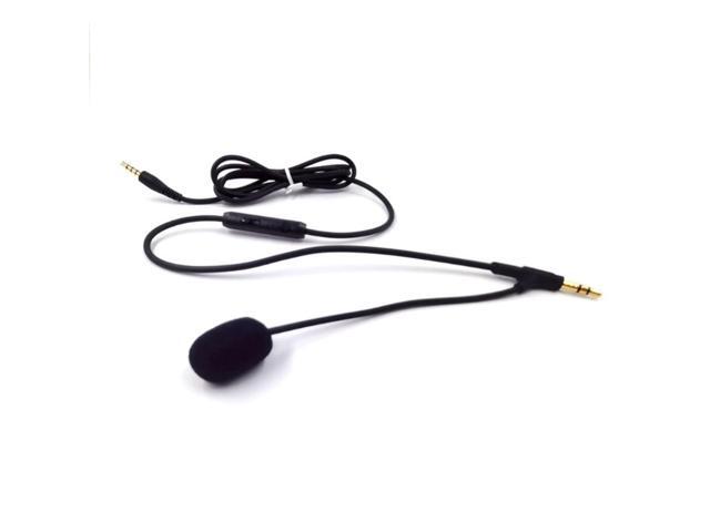 Gaming Headset Cable with Volume Control Laptop 3. 5mm Plug Microphone Cable Replacement Long Headphone Cable Extension