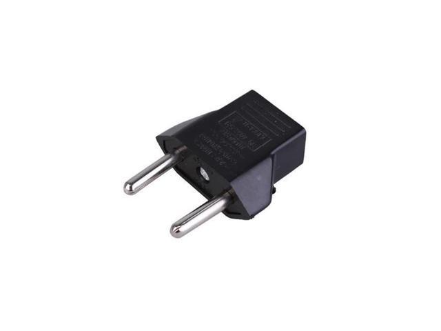 US To EU Euro Europe Plug Adapter 2 Round Pins Socket Converter Travel Electrical Power Adapter Socket To EU Plug