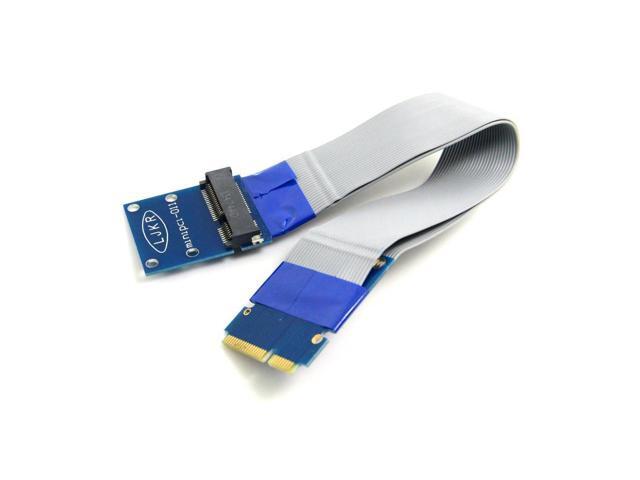 Flexible Mini PCI Express PCI-e Card Extender 52pin M to Female Extension Cable