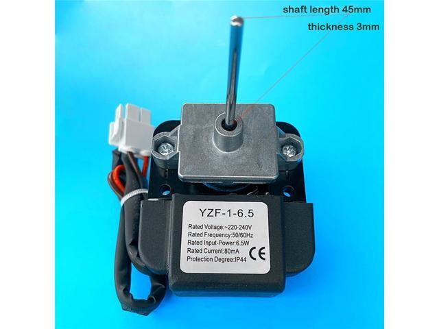 Universal AC220-240V Fridge Fan Motor YZF-1-6.5 For Refrigerator zer Display Cabinet Replacement Shaded Pole Motor