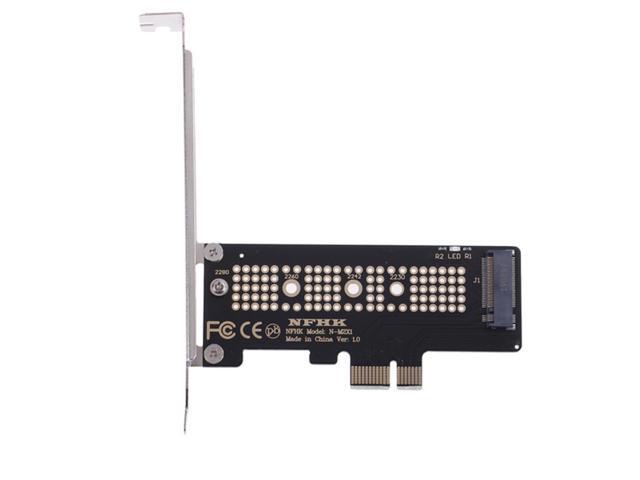NVMe PCIe X4 X2 M.2 NGFF SSD To PCIe X1 Converter Card Adapter PCIe X1 To M.2