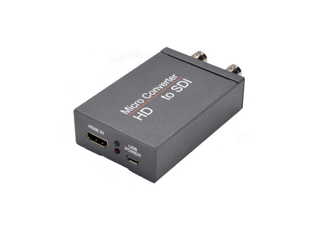 1080p 60hz HD 3G SDI HDMI-compatible Adapter Converter Camera Video Micro Converter 720p with Audio Auto Format Detection 100M