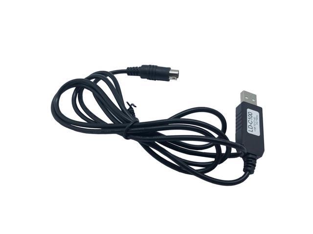 LD-C105 1.5m 59 inch USB to CAT Din6 Programmed Cable for Kenwood TS-440 TS-450 TS-680 TS-690 TS-790 TS-850 TS-940