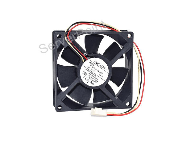 Well Tested Cooling Fan 3110RL-04W-B79 8025 F50 12V 0.44A 3 Wires Square Cooler Fan