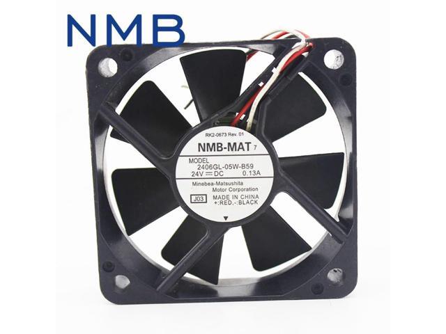 1pcs DC 24V 0.13A 2406GL-05W-B59 6015 60mm 60*60*15mm server inveter cooling fan