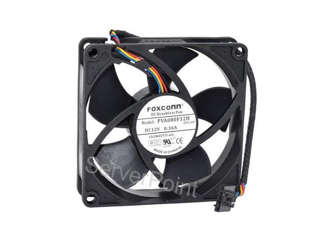 Tested Well Cooler Fan PVA080F12H DC 12V 0.36A 80x80x20mm Four Lines