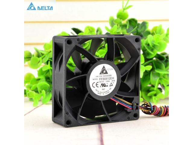 for Delta FFB0812EH 8CM 80MM 8025 80 * 80 * 25MM 12V 0.80A high wind capacity 4-wire cooler cooling fan with PWM support