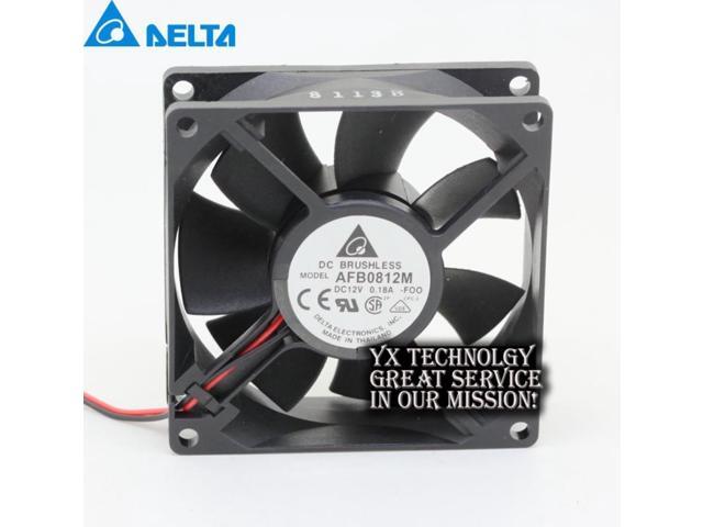 AFB0812M 12v 8cm 8025 double ball bearing cooling fan 0.18A for DELTA 80*80*25mm