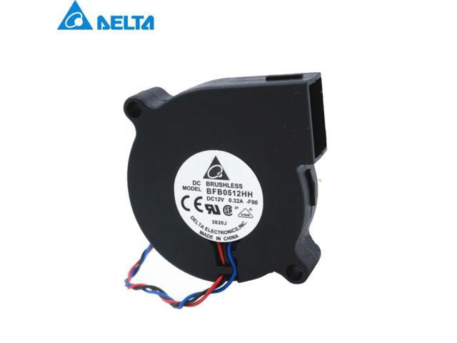 BFB0512HH 5015 5cm 50*50*15MM 50mm DC12V 0.32A Dual Ball bearing turbo blowers cooling fan for Delta