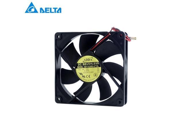 and 12025 12cm 120mm case cooling fan 12v 0.37A AD1212HB-A71GL for ADDA 120*120*25mm