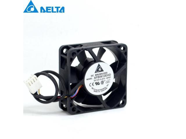 AFB0612EHD 6020 6cm 60mm 12V 0.47A double ball bearing PWM cooling fan speed control speed for Delta 60*60*20mm