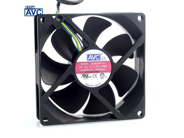 and DS09225R12H 9cm 9025 90mm 12V 0.41A 4 PWM cooling fan wind capacity 90*90*25mm for AVC