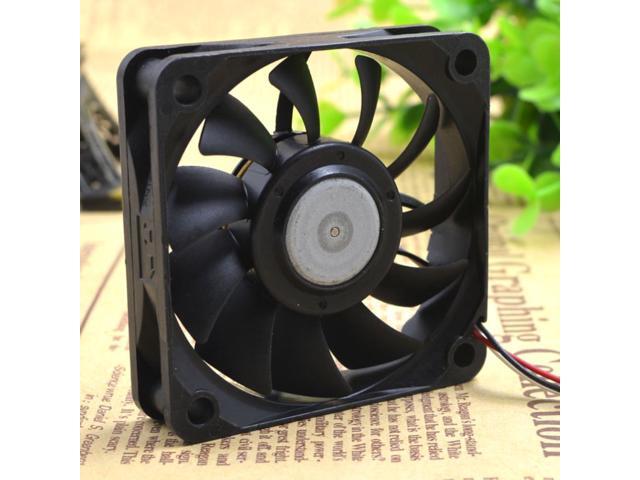 1pcs D07R-12T5S4 AH1 12V 0.10A 70mm 7015 4 wire PWM cooling fan thermostat