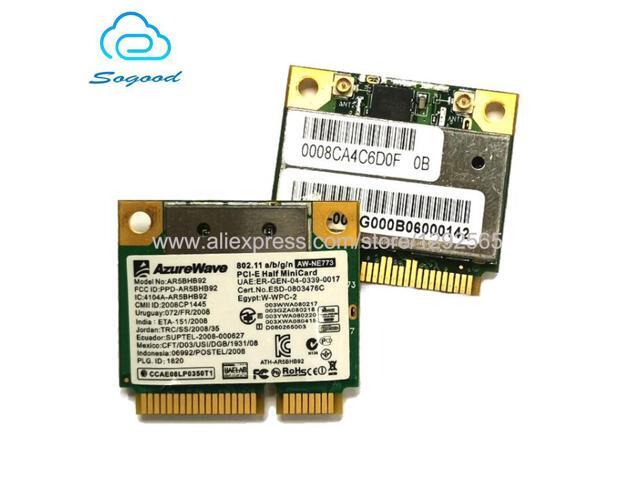 Atheros AR9280 AR5BHB92 dual band 2.4G & 5G 300Mbps 802.11 a/b/g/n PCI-E half Mini card wireless network card