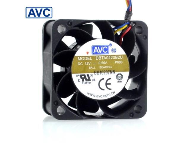 4020 4CM 40mm wind capacity 12V 0.50A DBTA0420B2U PWM cooling fan speed control 40*40*20mm for AVC