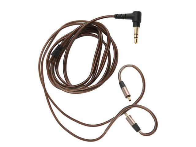 Replacement Earphone Cable Gold Plated 3.5mm Plug Lossless OFC Earbuds Upgrade Cable Fit for IRock A8
