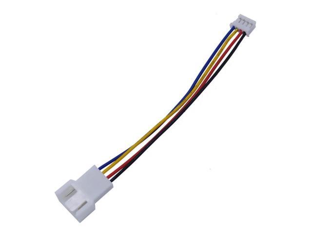 5Pcs PC Graphics Card Motherboard PWM MINI 4Pin PH2.0 To 4Pin Fan Cable Connector Adapter 1 To 2 Y Splitter 4Pin To Daul 2X4Pin