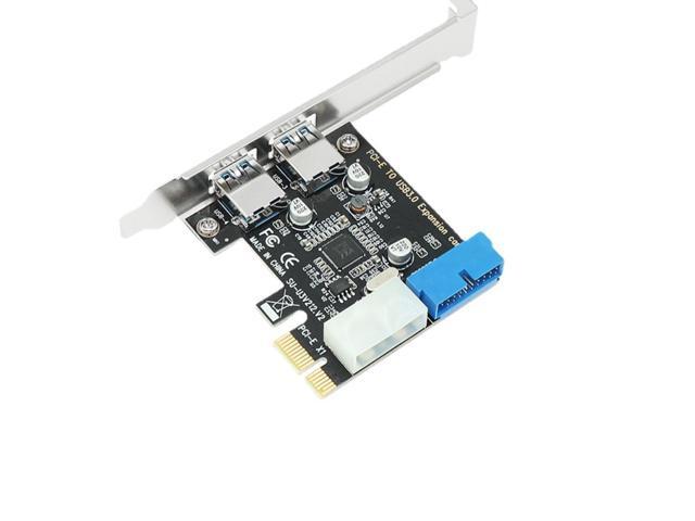 USB3 PCI Express Adapter PCI E To USB 3.0 20pin Converter Controller PCIe X1 USB 3 0 2 Ports Adapter USB3.0 PCI-e Expansion Card