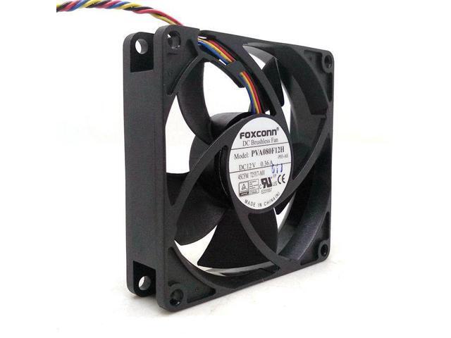 PVA080F12H 8cm 8020 fan 12V 4-wire computer CPU power supply chassis cooling fan