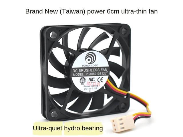 PLA06010S12L 6cm cm CPU Fan Ultra-Quiet 6010 12V 0.11A 3-pin Case Fan Hydro Bearing Ultra-Thin cooling Fan