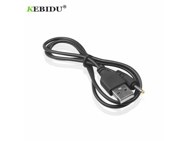 KEBID-Cable cargador USB OD de 2,8mm, Cable de plomo a USB de 0,5 M DC2.0 para tableta/altavoz/Bluetooth