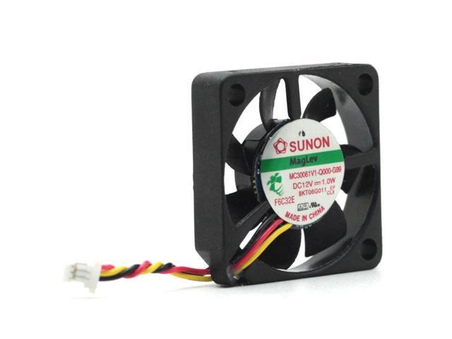 2pcs 30mm Slim Mute Fans For SUNON MC30061V1-Q000-G99 DC 12V 1.0W 30*30*06mm 3cm 3-line Projector Ultra-thin Case Cooling Fan
