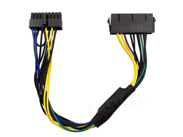 ATX PSU 24Pin a la placa base de 18Pin Cable de alimentación 30cm 18AWG para HP z210