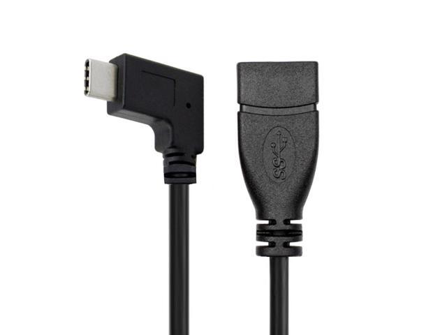 90 Degree Right Angled USB-C USB 3.1 Type C Male to A Female OTG Data Cable High Quality for Tablet Mobile Phone Cablecc